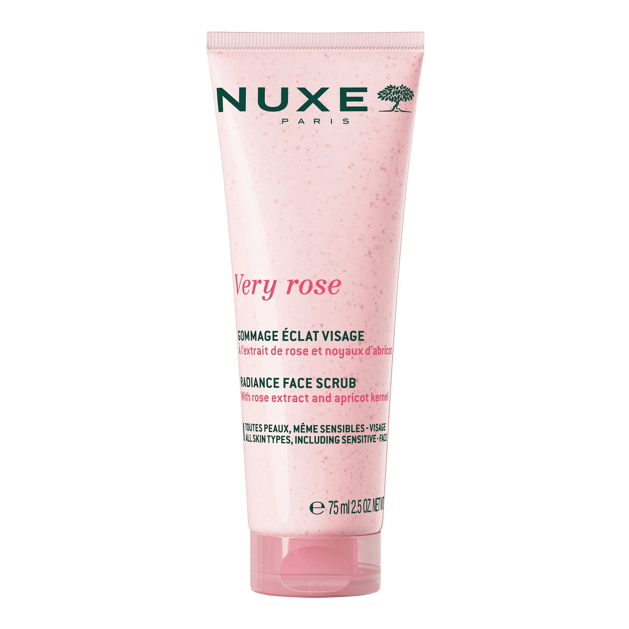 nuxe very rose exfoliante facial luminosidad 75ml nuxe very rose exfoliante facial luminosidad 75ml