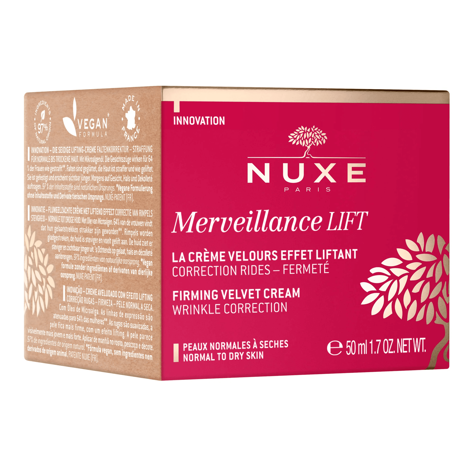nuxe merveillance lift crema aterciopelada efecto lifting 50ml nuxe merveillance lift crema aterciopelada efecto lifting 50ml