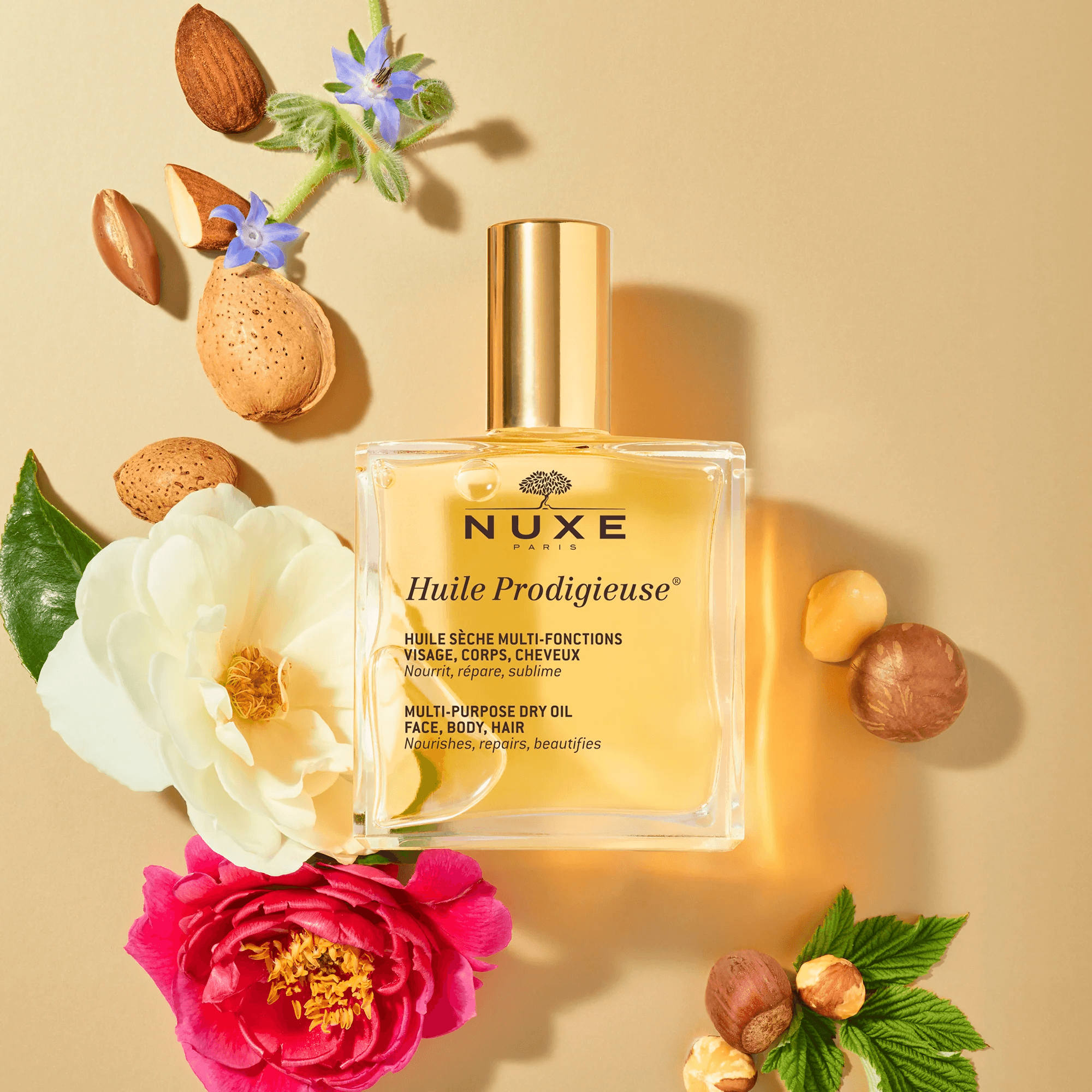 nuxe huile prodigieuse® 50ml aceite seco para rostro, cuerpo y cabello nuxe huile prodigieuse® 50ml aceite seco para rostro, cuerpo y cabello
