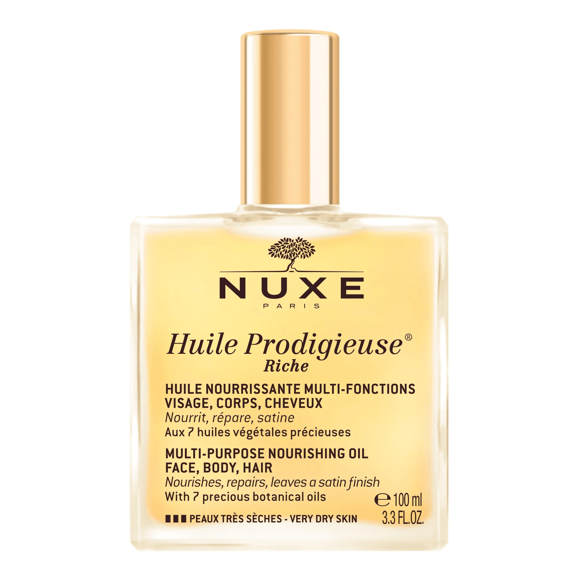 nuxe huile prodigieuse® riche 100ml aceite seco para rostro, cuerpo y cabello nuxe huile prodigieuse® riche 100ml aceite seco para rostro, cuerpo y cabello