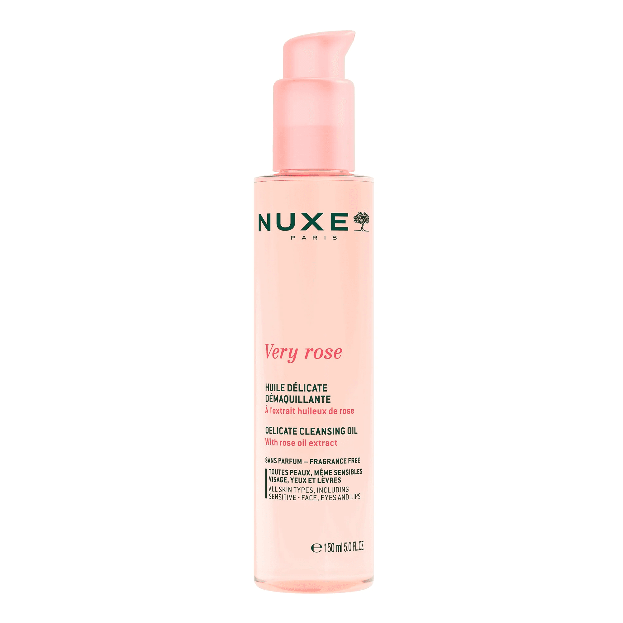 nuxe very rose aceite delicado desmaquillante 150ml nuxe very rose aceite delicado desmaquillante 150ml