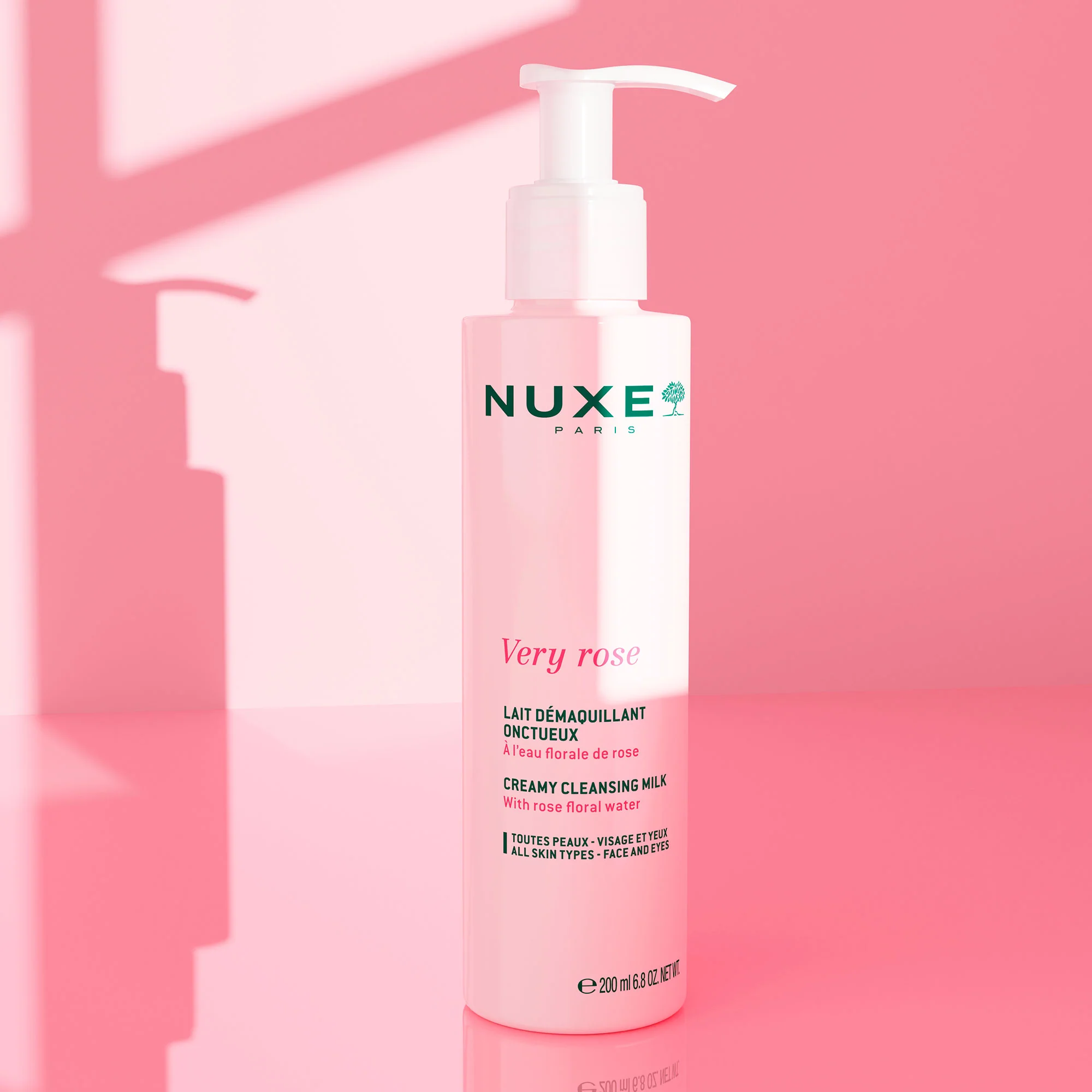 nuxe very rose leche desmaquillante rica 200ml nuxe very rose leche desmaquillante rica 200ml