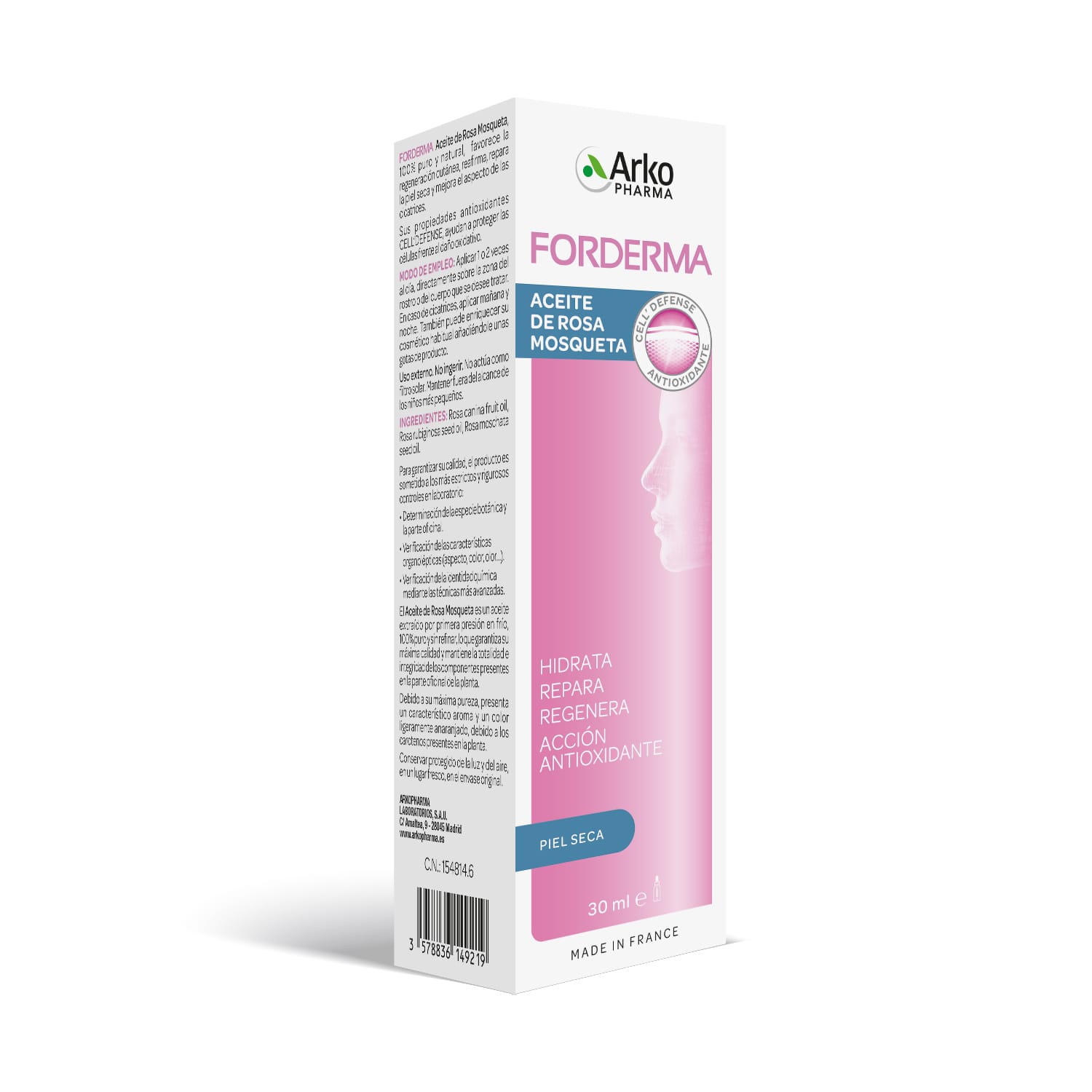arkoesencial aceite de rosa mosqueta 30 ml arkoesencial aceite de rosa mosqueta 30 ml