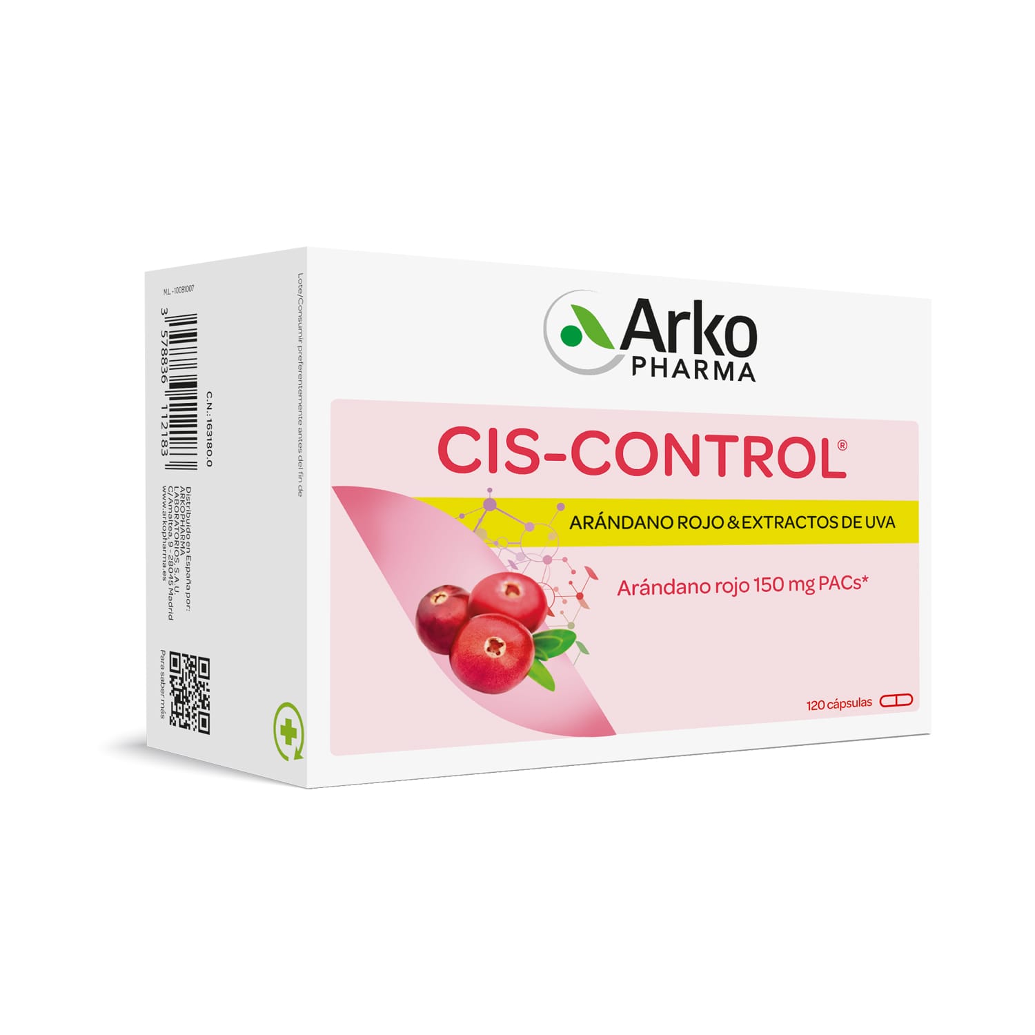 ciscontrol cranberola 120 cáps. ciscontrol cranberola 120 cáps.