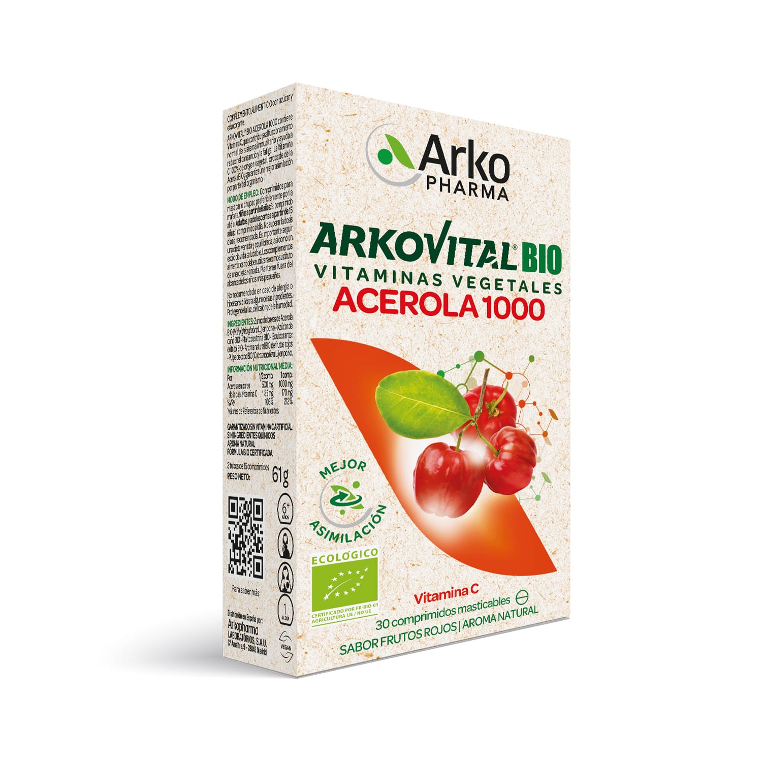 arkovital acerola 1000 bio 30 arkovital acerola 1000 bio 30