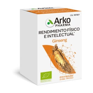 arkocaps. ginseng 84 cáps. bio