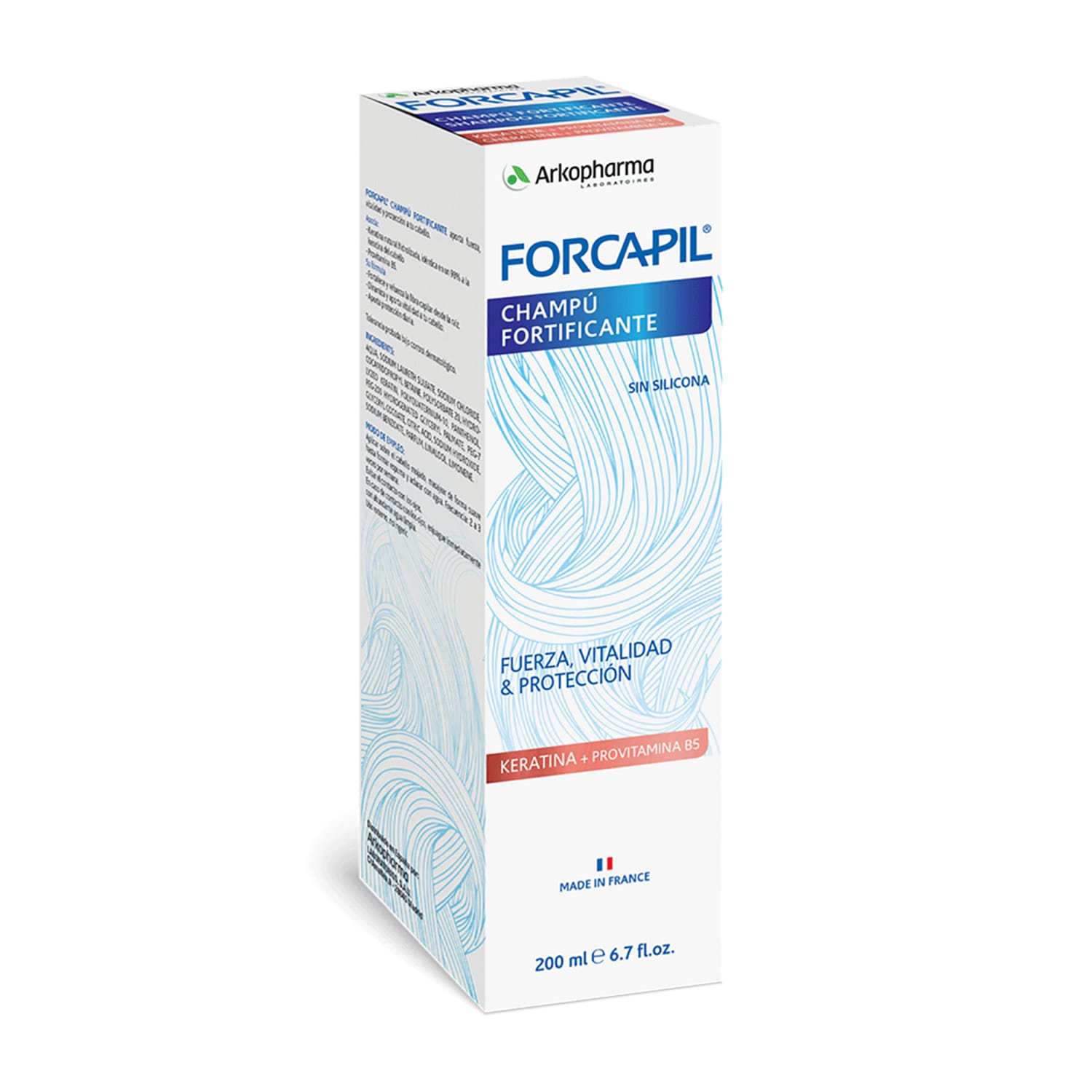 forcapil fortificante keratina champÚ 200 ml forcapil fortificante keratina champÚ 200 ml