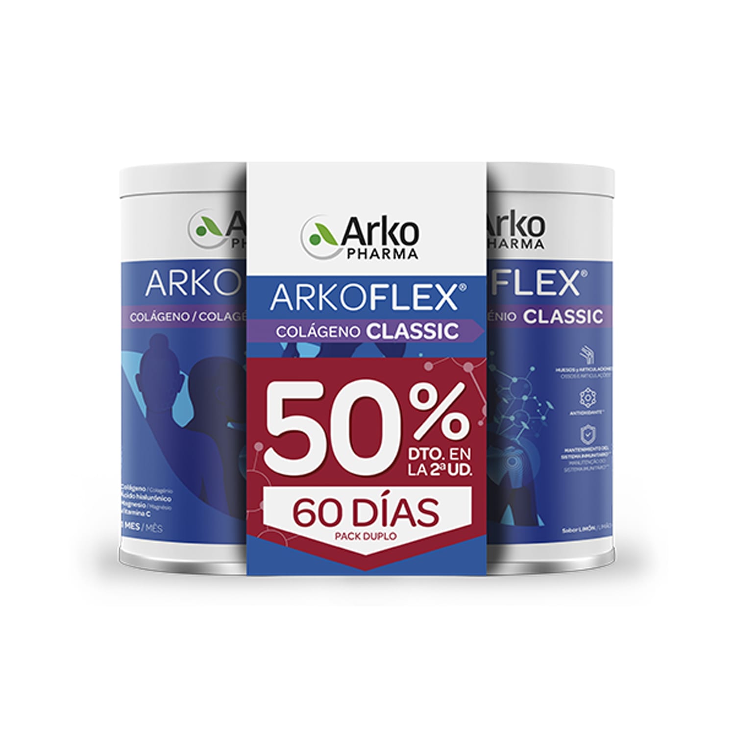 arkoflex colageno classic limÓn 360 g x 2 arkoflex colageno classic limÓn 360 g x 2