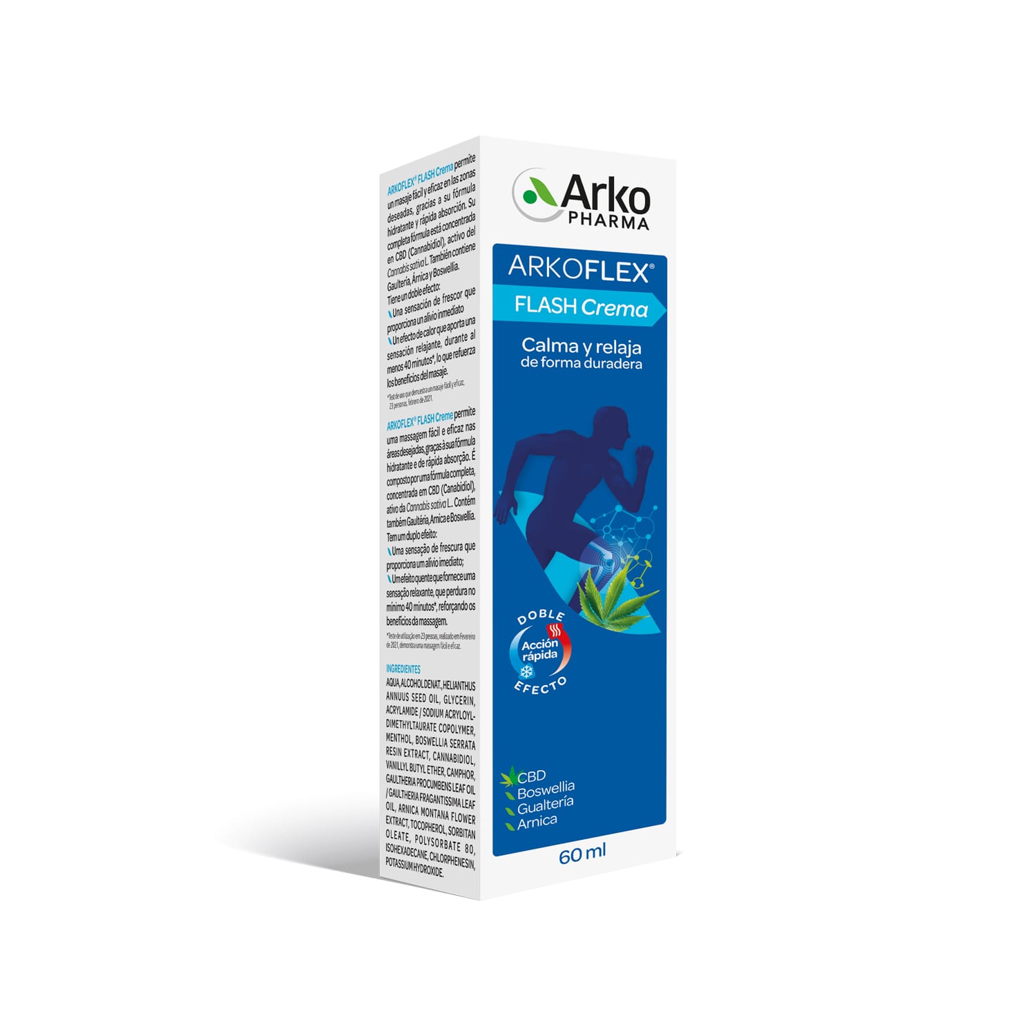 arkoflex flash cbd crema efecto calor 60 ml arkoflex flash cbd crema efecto calor 60 ml