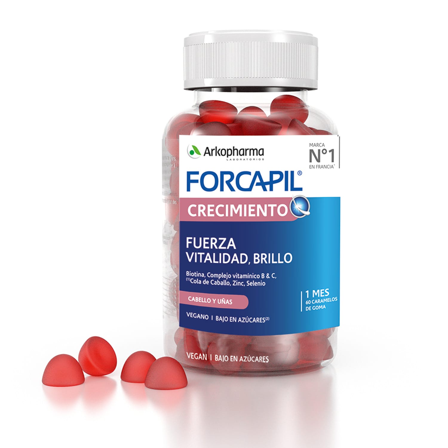 forcapil crecimiento gominolas 60 forcapil crecimiento gominolas 60
