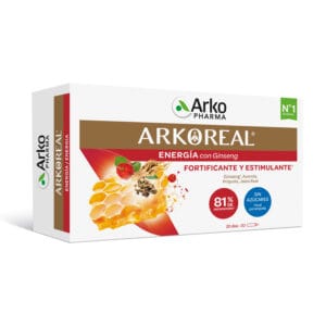 arkoreal jalea real ginseng sin azúcar 20 ampollas