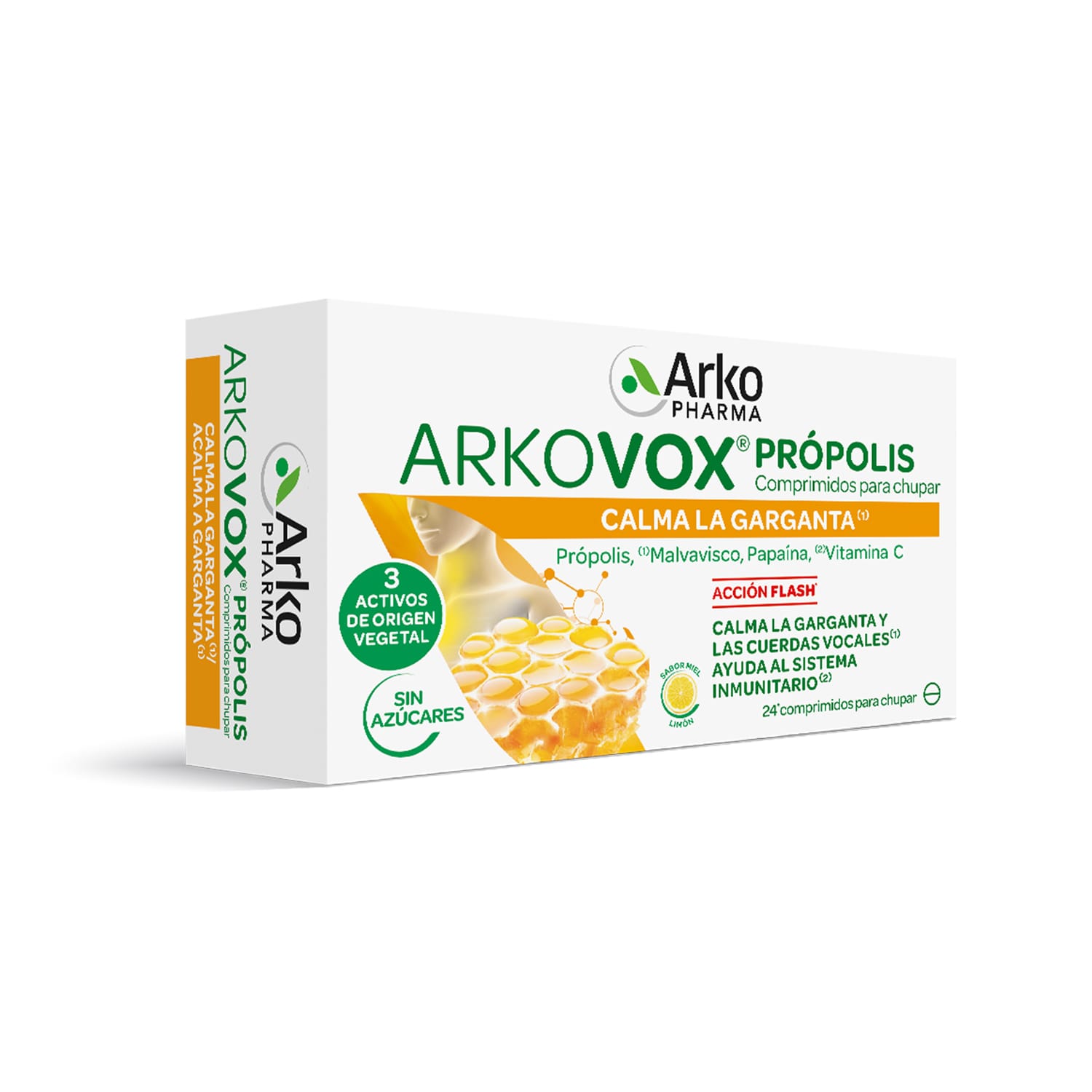 arkovox 24 comp. própolis vit c sabor miel limón arkovox 24 comp. própolis vit c sabor miel limón