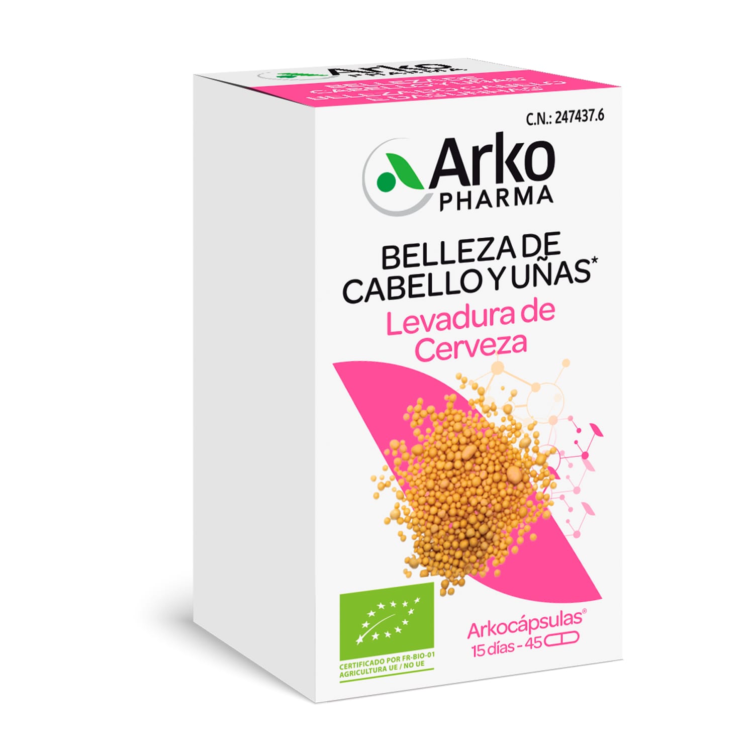 arkocaps. levadura 45 cáps. bio arkocaps. levadura 45 cáps. bio