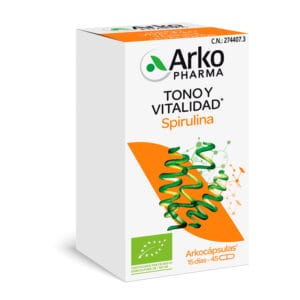 arkocaps. spirulina 48 cáps. bio